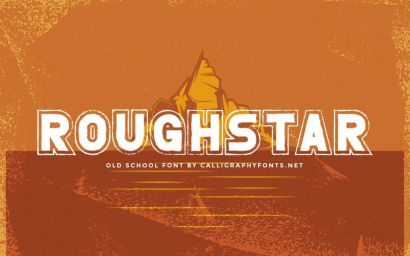 Roughstar Display Font