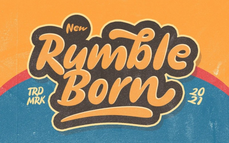 Rumble Born Display Font