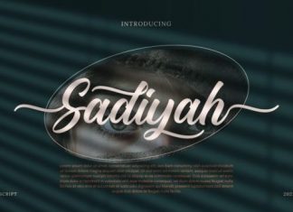 Sadiyah Script Font
