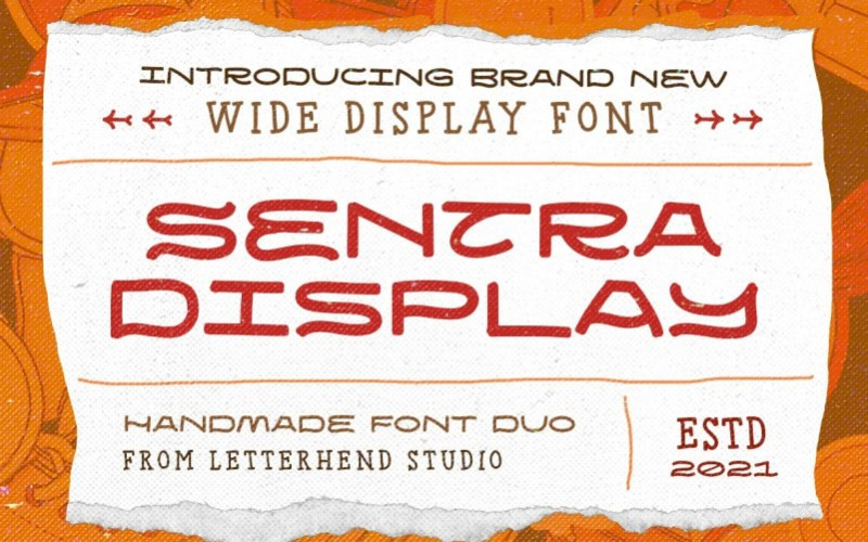 Sentra Display Font