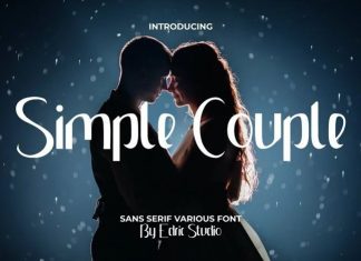 Simple Couple Display Font