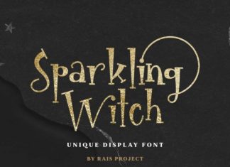 Sparkling Witch Display Font