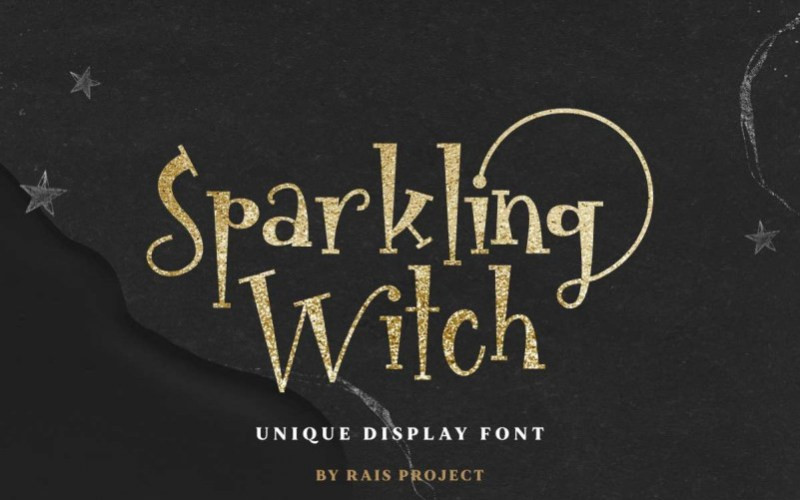 Sparkling Witch Display Font