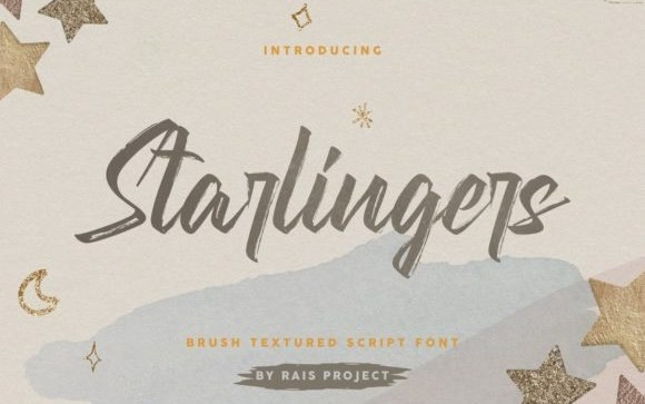 Starlingers Brush Font