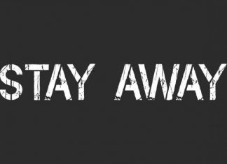 Stay Away Display Font