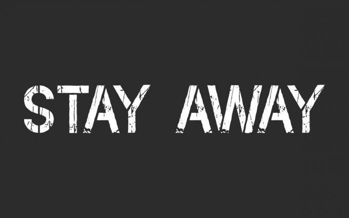 Stay Away Display Font