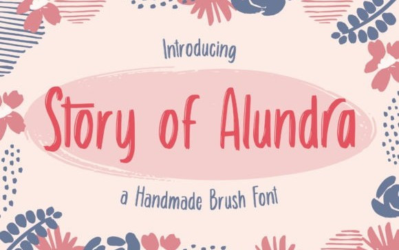 Story Of Alundra Brush Font