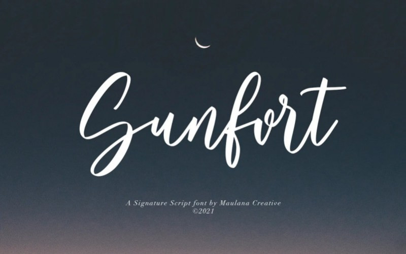 Sunfort Script Font