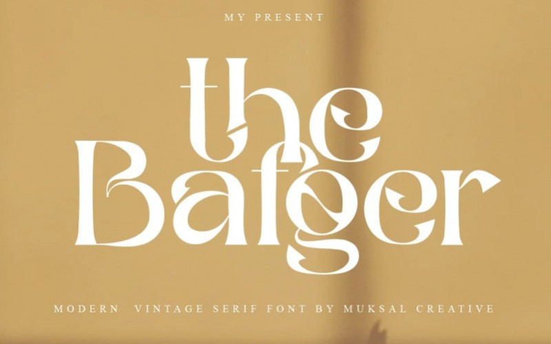 The Bafger Serif Font