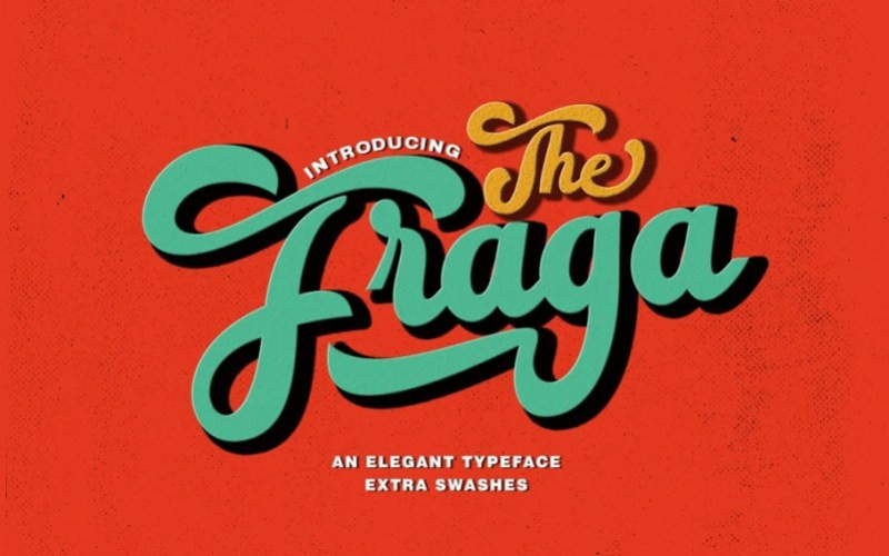 The Fraga Calligraphy Font