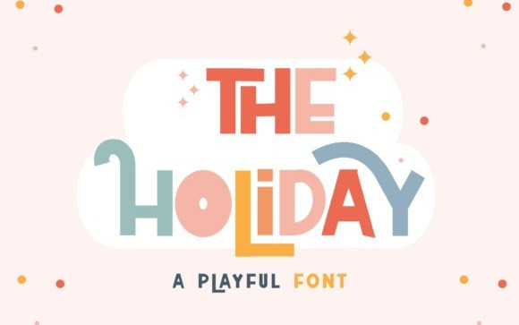 The Holiday Display Font