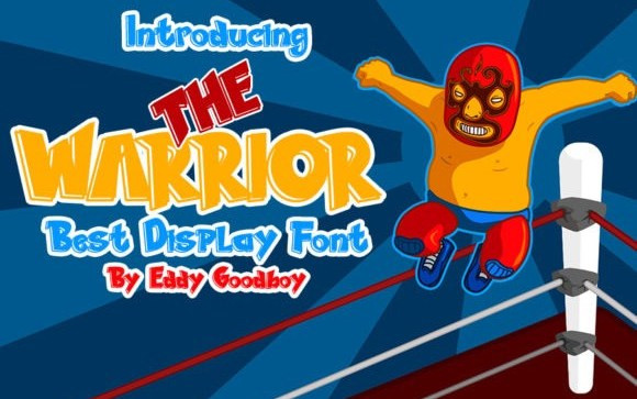 The Warrior Display Font