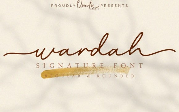 Wardah Handwritten Font