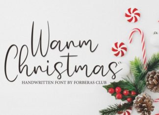 Warm Christmas Handwritten Font