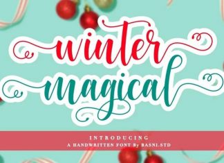 Winter Magical Calligraphy Font