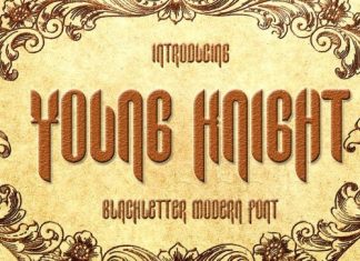 Young Knight Display Font