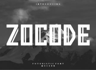 Zocode Display Font