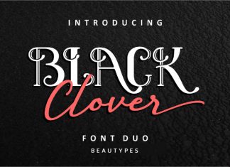 Black Clover Display Font