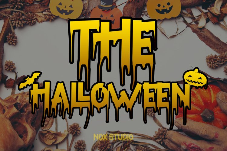 The Halloween Display Font