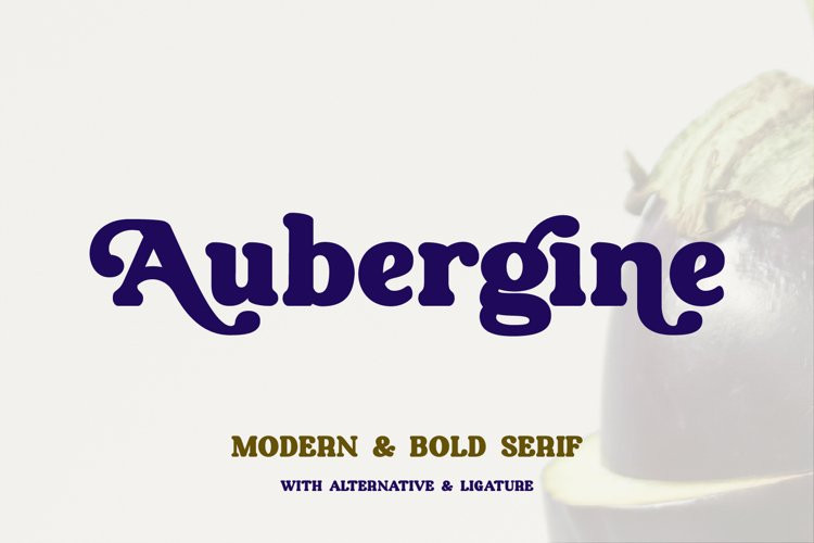 Aubergine Serif Font