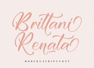 Brittani Renata Calligraphy Font