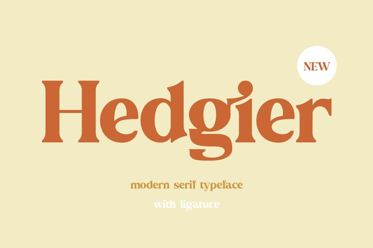 Hedgier Serif Font