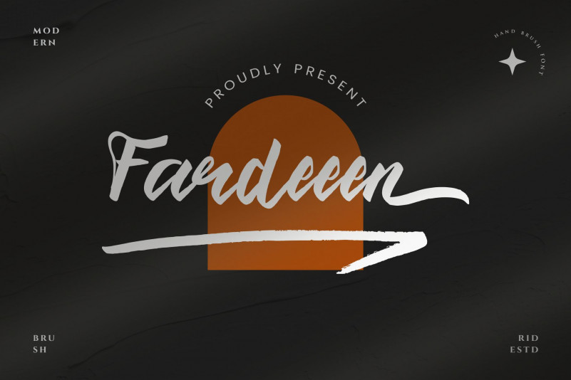 Fardeeen Brush Font