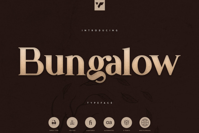 Bungalow Serif Font