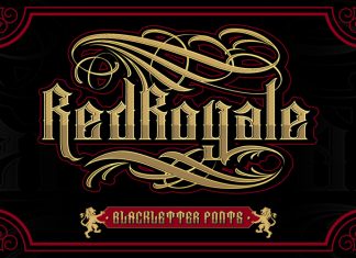 Red Royale Blackletter Font