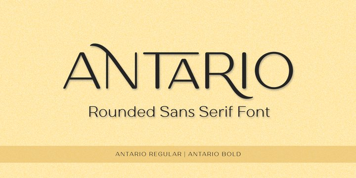 Antario Sans Serif Font