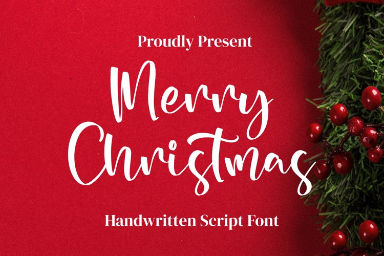 Merry Christmas Script Font