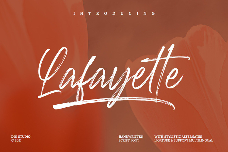 Lafayette Brush Font