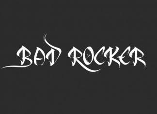 Bad Rocker Display Font