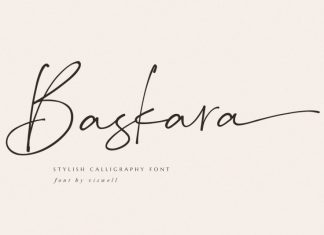Baskara Handwritten Font