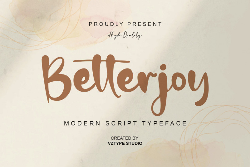Betterjoy Script Font