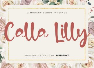 Calla Lilly Script Font