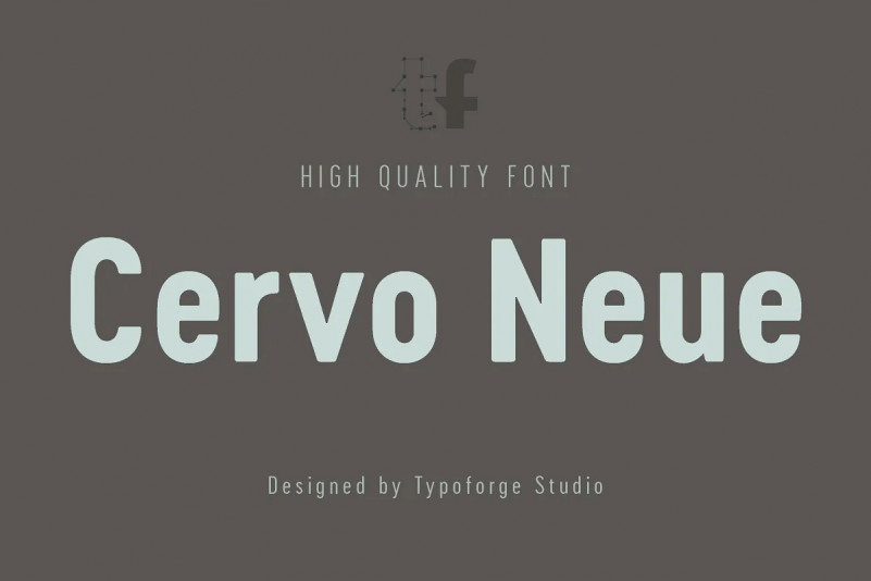 Cervo Neue Sans Serif Font