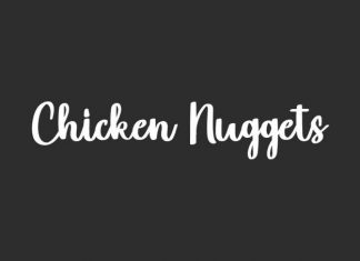 Chicken Nuggets Script Font