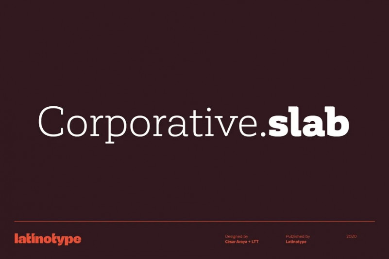 Corporative Slab Font