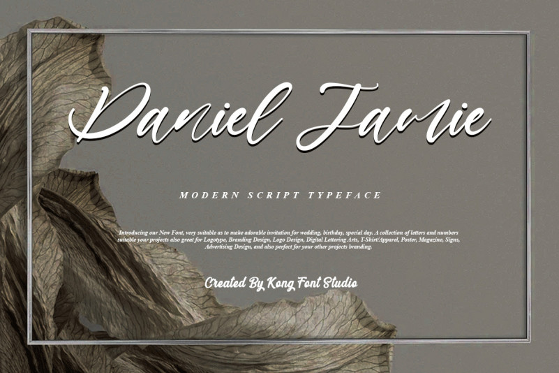 Daniel Jamie Script Font
