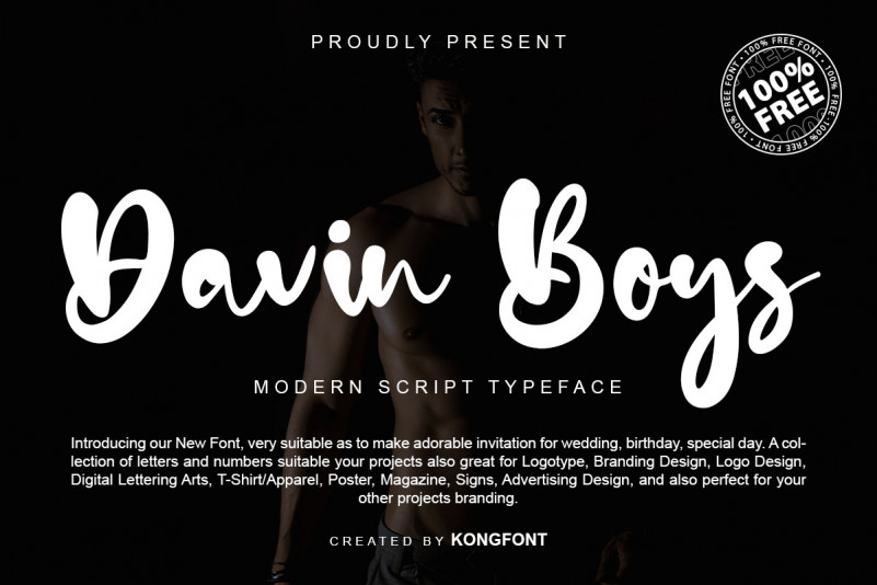 Davin Boys Script Font