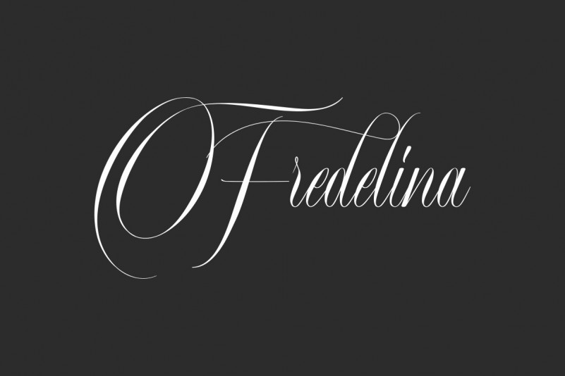 Fredelina Calligraphy Font