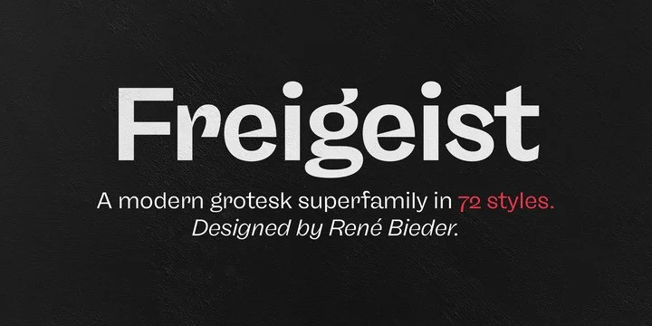Freigeist Sans Serif Font