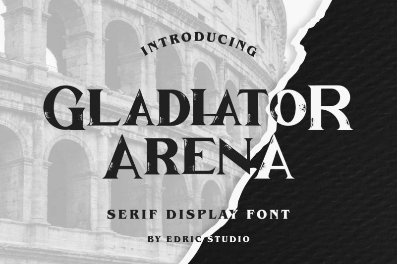 Gladiator Arena Display Font