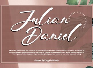 Julian Daniel Script Font