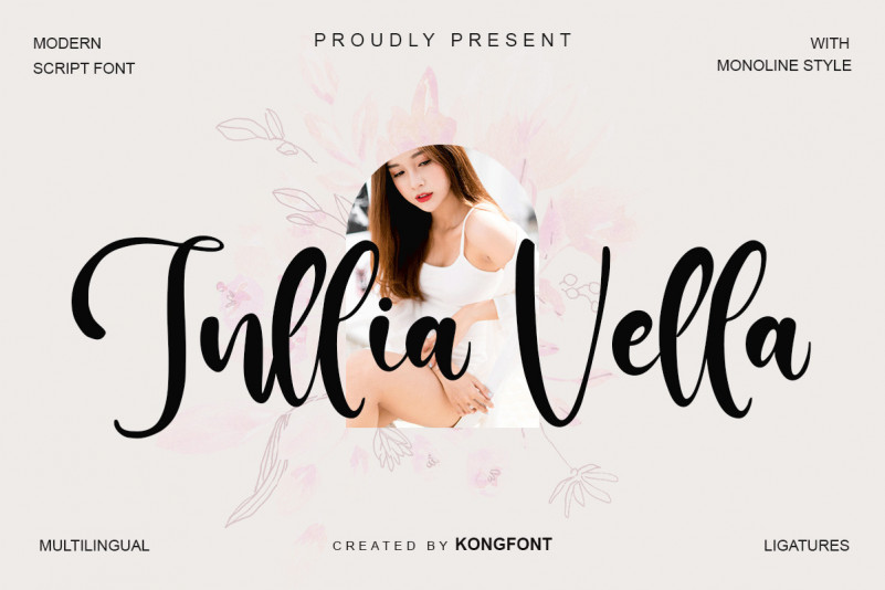 Jullia Vella Script Font