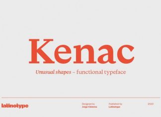 Kenac Serif Font