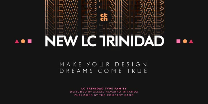 Lc Trinidad Sans Serif Font