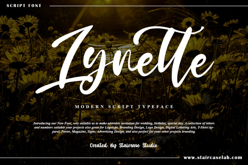 Lynette Script Font