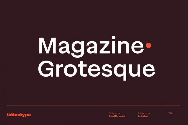 Magazine Grotesque Sans Serif Font
